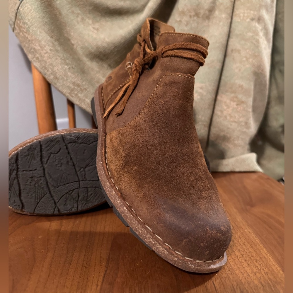 Born Nubuck Zip Booties Sz. 10 New! - Picture 7 of 12